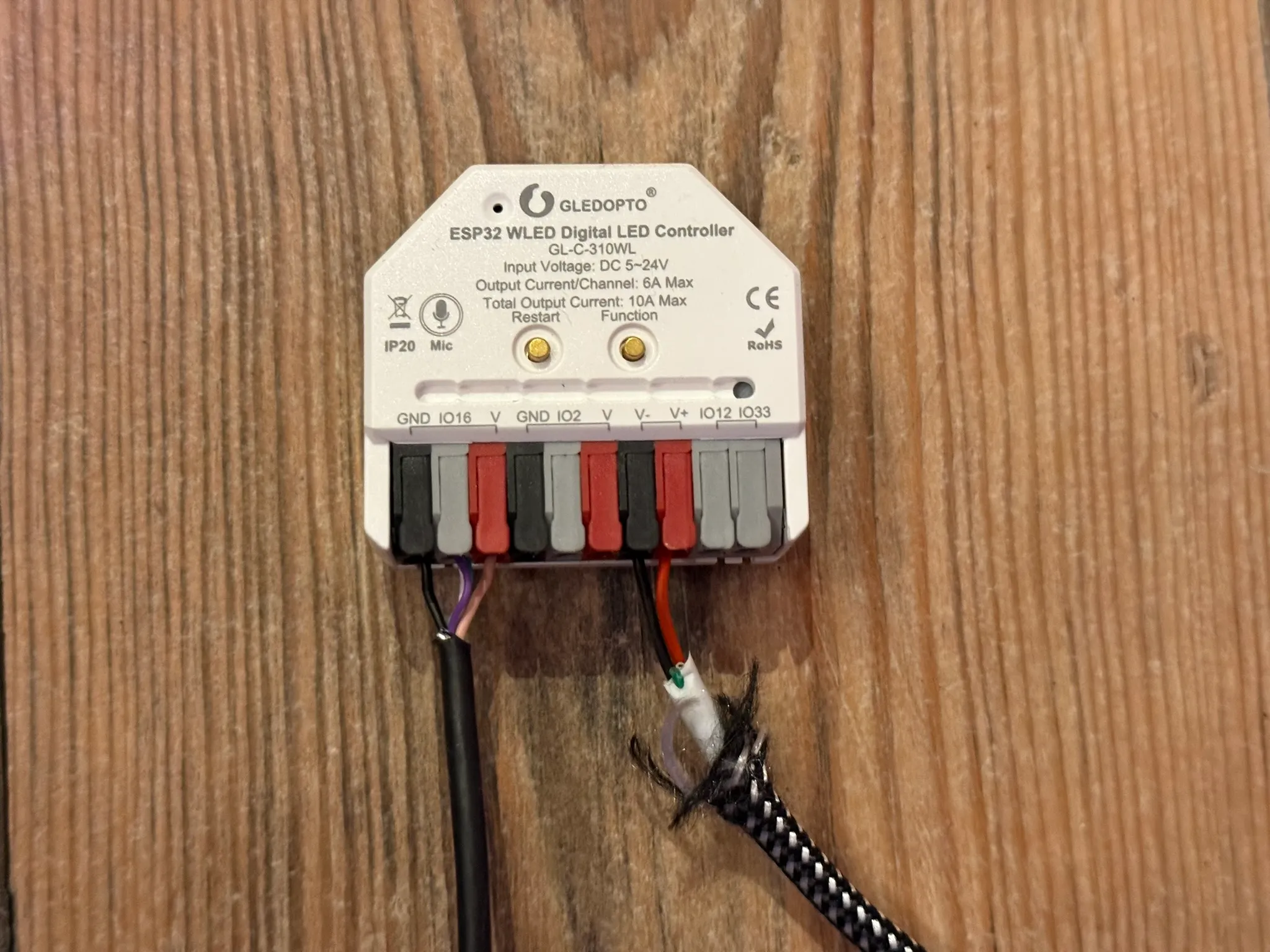 Photo of the controller